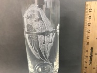 4 Hand Decorated Champagne Flutes - Robert Melville - 2