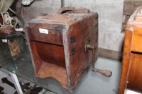 Antique Cherry & Sons Gisborne VIC Timber Box Butter Churn - 2