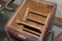 Antique Cherry & Sons Gisborne VIC Timber Box Butter Churn - 5