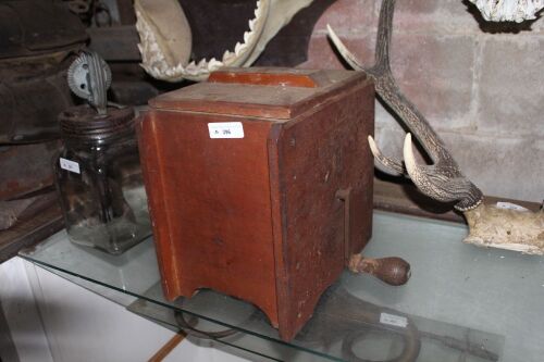 Antique Cherry & Sons Gisborne VIC Timber T1 Box Butter Churn