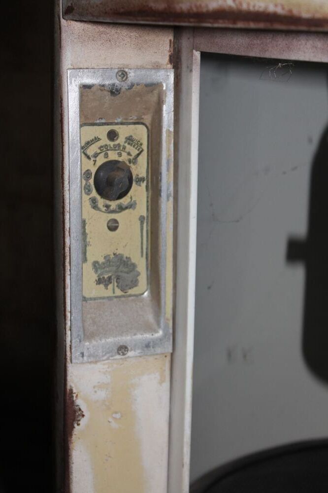 Vintage Rotafrig 1950's Refrigerator Working order Rotating Shelves