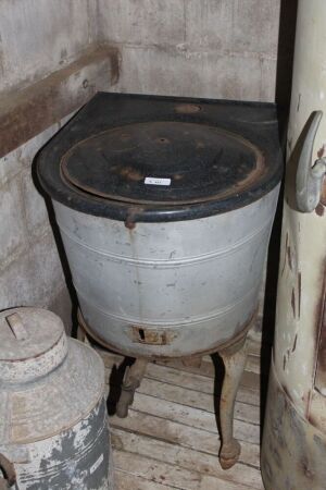 Vintage Enamel Topped Washing Boiler