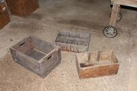 3 Asstd Timber Crate inc. Herbs, Schweppes + 1 Other - 5