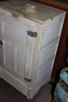 Vintage Painted Mawsons Single Door Ice Fridge - 2