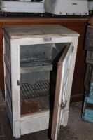 Vintage Painted Mawsons Single Door Ice Fridge - 4