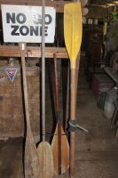 4 Asstd Oars & Paddles - Some As Is