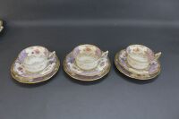 Antique Coalport Lilac Batwing China – 16 Piece Part Tea Set - 2