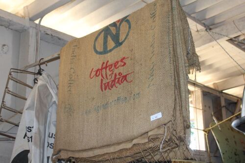 7 Large Hessian Coffee Sacks