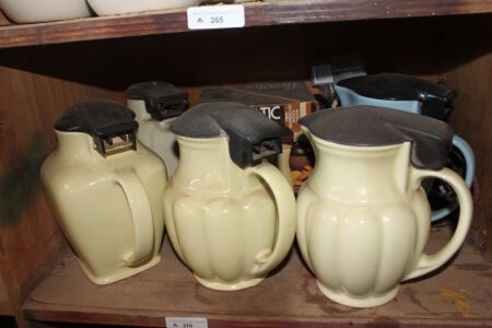 6 Vintage Ceramic Electric Jugs