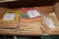 Shelf Lot of Vintage Motor Manual Mags from 1948-1958