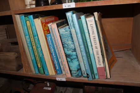 Shelf Lot of Gardening Books