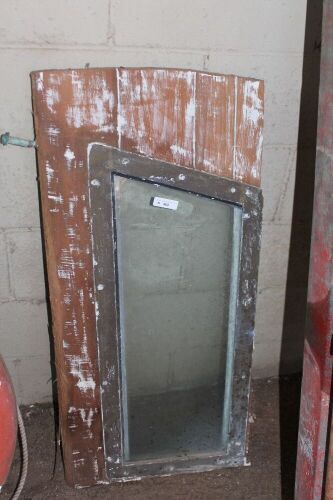 Vintage Brass Framed Yacht Window