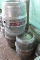 3 Matching Castlemaine Perkins 18 Gallon Alloy Beer Kegs - 2