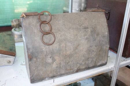 Vintage Galvanised Pack Saddle Water Can