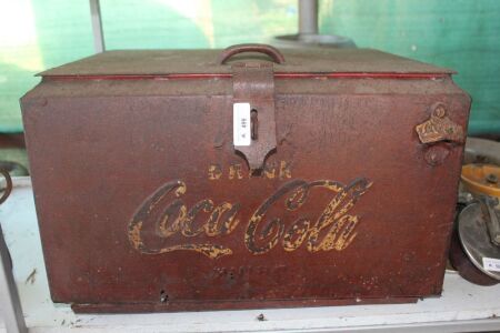 Original Vintage Coca Cola Esky - For Restoration - Rusting at Base