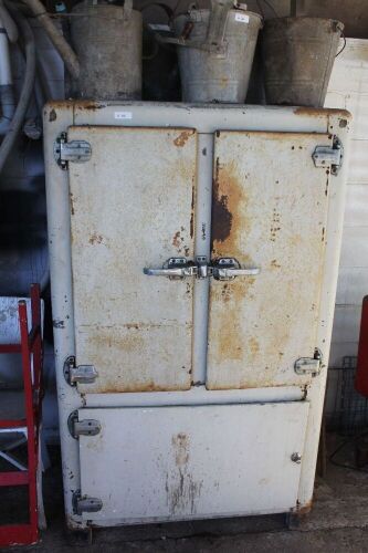 Large 3 Door Pub Fridge for Restoration - Needs New Motor