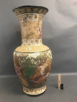 Large Glazed Ceramic Oriental Urn - 4