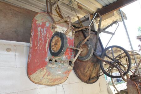 2 Vintage Wheelbarrows - 1 As Is