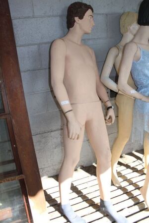 Vintage Painted Male Mannequin - As Is