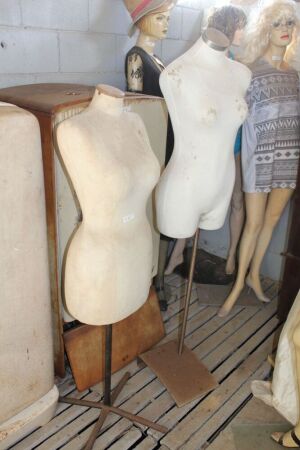 2 Cloth Covered Female Body Forms