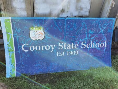 Large Screen Printed Cooroy Primary School Sign