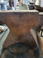 Small Forged Anvil - Marked London 2.75" Table - Total Length 14" - .5" Hardy Hole - 2