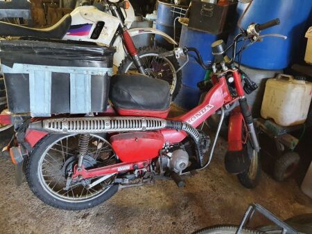 1989 Honda 110cc Postie Bike - Needs New Wiring Loom - Unregistered