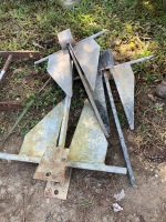 3 Modern Small Galv Anchors