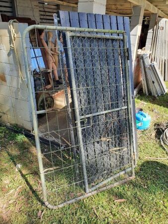 3 Vintage Steel Gates