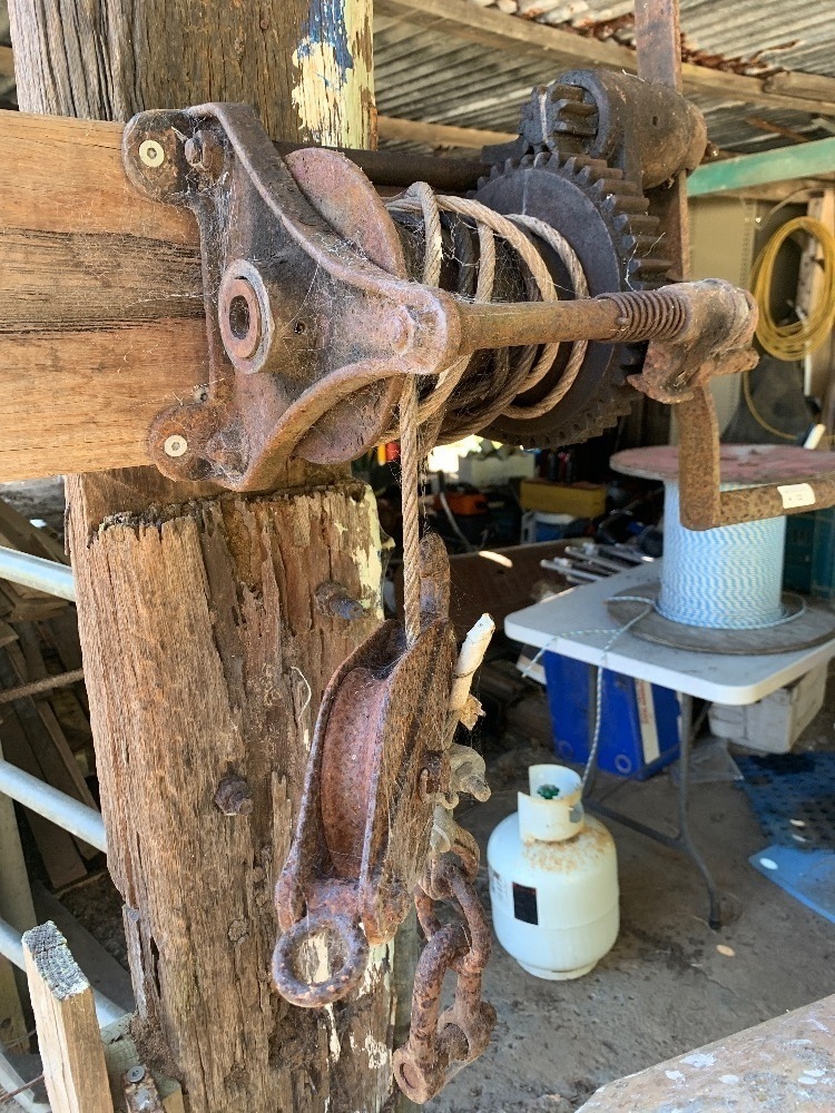 Vintage Hand Winch