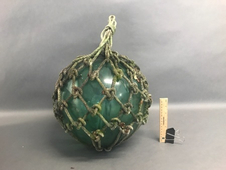 Vintage Japanese Green Glass Float