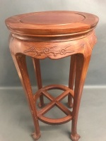 Contemporary Asian Style Hardwood Plant Stand - 2