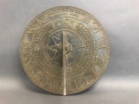 Vintage Cast Brass Sundial - 3