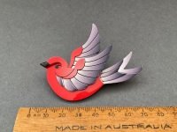 Collectable Boxed Erstwilder Birdy Brooch - 2