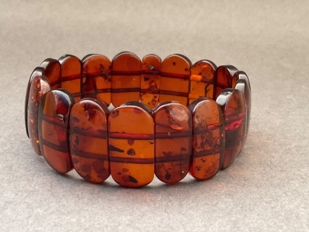 Vintage Baltic Amber Stretch Bracelet