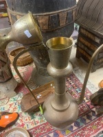 XXL Incised Turkish Brass Coffee Pot - 3