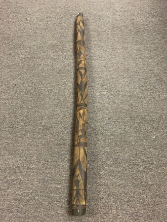 Vintage Hand Carved Naturally Hollowed Didgeridoo