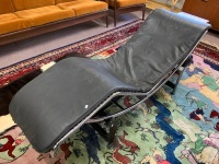 Le Corbusier LC-4 Style Replica Chaise Lounge Chair with Extra Original Cow Hide Cover - 2