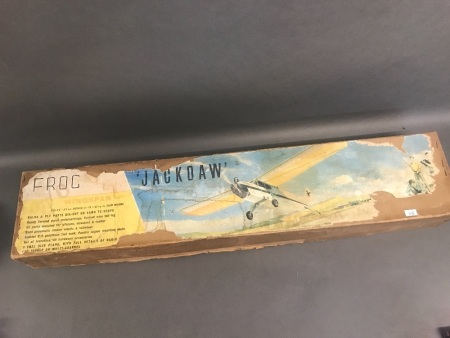 Vintage Frog-Jackdaw Balsa and Ply Model Aeroplane Set in Original Box