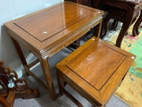 2 Nesting Chinese Rosewood Side Tables - 3