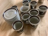 17 Pieces of Arabia Ruija Coffee Set - 2