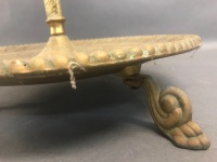 Vintage Cast Brass Umbrella & Walking Stick Stand - 4