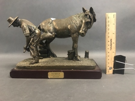The Farrier - Outback Heritage Bronzed Sculpture