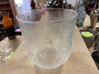 Mid Century Finnish Pressed Glass Bowl - 4