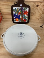 Villeroy & Boch Acapulco Ceramic Serving Tray + Cheeseboard - 2