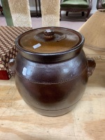 Large Bendigo Pottery Bread Crock