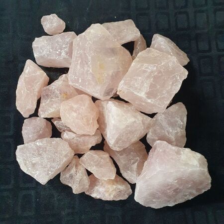 2 Kilos of Rose Quartz - Crystal of Love - From Madagascar