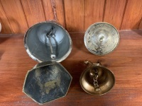 Asstd Lot of 4 Bells - 1 Missing Clapper - 2