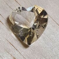 21 Carats of Fancy Heart Shape Citrine Gemstones - 2