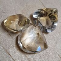 21 Carats of Fancy Heart Shape Citrine Gemstones - 3